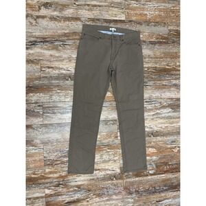Mens Peter Millar Brown 5 Pocket Jeans Size 36X33 Casual Golf Pima Cotton